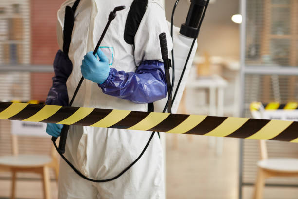Professional Biohazard technician working in Dennis, MA